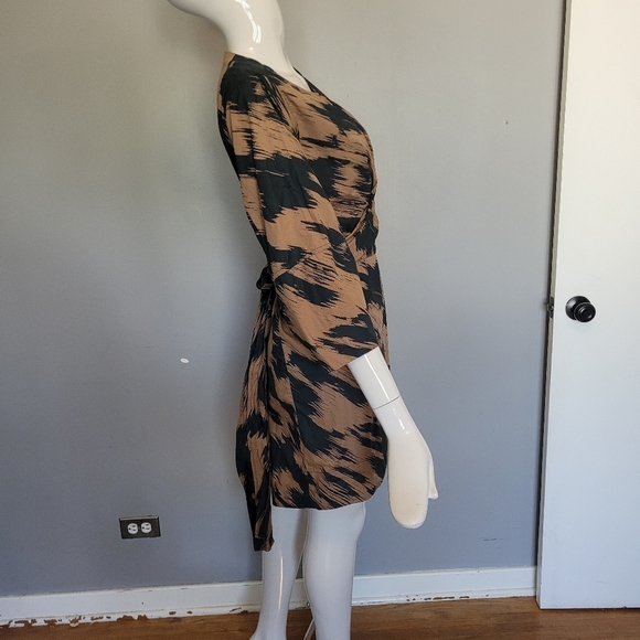 Apiece Apart Wrap Front Dress, VGUC, Size L - Picture 3 of 9